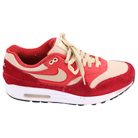 Nike-nike air max 1 Curry Pack in Red Nylon-Red