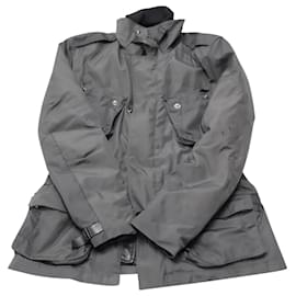 Ralph Lauren-Ralph Lauren Technical Jacket in Grey Polyester-Grey