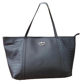 Autre Marque Borsa messenger LANCASTER in pelle nera Nero