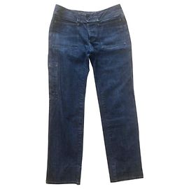 Gucci Blue Cotton Jeans Size 44 Blue