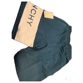Pantalones cortos Givenchy de algodón verde oscuro para hombre Verde oscuro