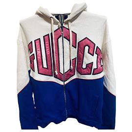 Moletom com zíper Gucci Bordado em Cetim Multicor
