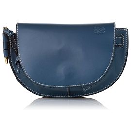 Loewe Blue Gate Gürteltasche aus Leder Blau