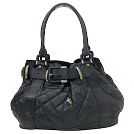 Burberry-Borsa a spalla Burberry Beaton-Nero