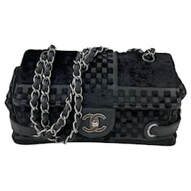 Chanel-Vintage flap bag-Black