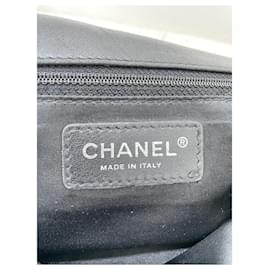 Chanel-Bolso vintage con solapa-Negro