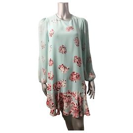 Kleid Bcbg Max Azria Blau Polyester Größe XS Blau
