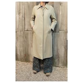 Burberry-Burberry mulher capa de chuva vintage t 40-Caqui