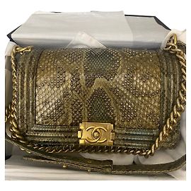 Chanel Bolsa de menino Impressão em python Cobre