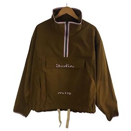 ACNE STUDIOS (Akne) ◆ Nylonjacke / 48 / Nylon / CML / Anorak / Logo in der Mitte [Herrenbekleidung] Andere