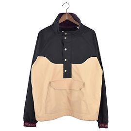 ACNE STUDIOS Lässige Anorak-Jacke aus Nylon-Blouson aus Baumwollmischung 7 Größe: 46 Farbe: Schwarz / Weizenbeige Schwarz Beige