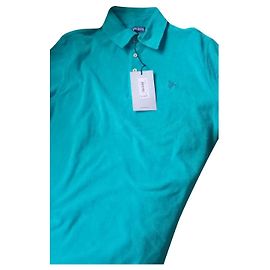 Autre Marque Polo Vilebrequin Turquesa de Algodón XL Turquesa