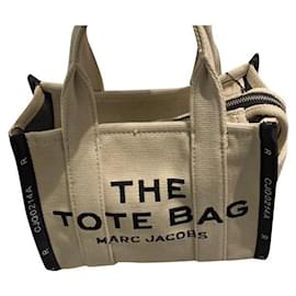 Marc Jacobs-bolsa jacquard areia quente-Bege