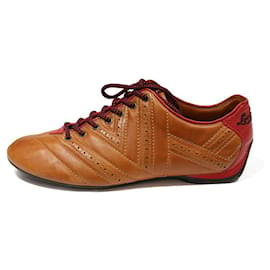 Louis Vuitton-Sneakers-Brown,Red