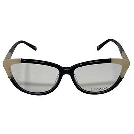 Escada Cat eye eyeglasses Black Beige