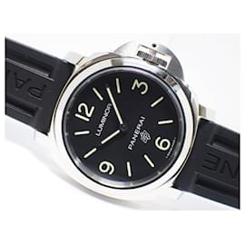 Panerai-PANERAI Luminor Base logo 3 DAY'S Acciaio PAM00773 U series Mens-Black