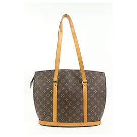 Louis Vuitton Borsa a spalla tote con zip Babylone con monogramma Altro