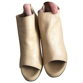Dior Open toe boots Beige