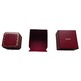 Cartier-Neue Cartier Ringschatulle mit Überbox-Rot