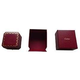 new cartier ring box with overbox Red