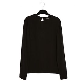 Tom Ford Black Polyester Crepe Blouse Black