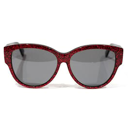 Saint Laurent-Lunettes de soleil-Rouge