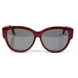 Saint Laurent-occhiali da sole-Rosso