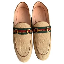 Mocassins Gucci Jordaan Écru