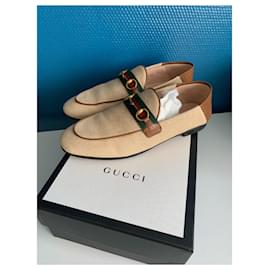 Gucci-Gucci Jordaan loafers-Cream