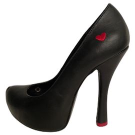 Love Moschino Talons Noir Rouge