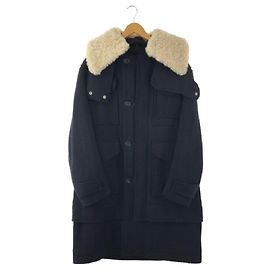 Alexander mcqueen 18AW WOOL DUFFLE COAT Alexander McQueen wool duffle coat outer size: 48 Color: black Black