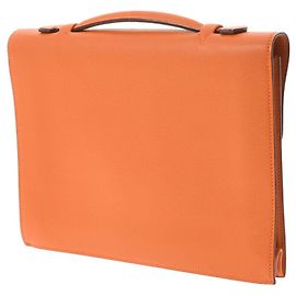 Hermès Hermes Sac a Depeches Laranja