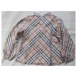 Burberry-Tops Tees-White,Beige,Other