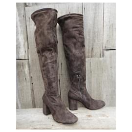 Autre Marque-Stretch Millà p boots 40-Dark brown