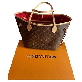 Bolsa Louis Vuitton Neverfull Marrom Couro Marrom