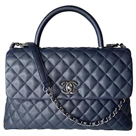 Chanel-Coco Handle-Blue,Navy blue