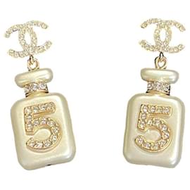 Chanel-Chanel 22s earrings-Golden,Gold hardware