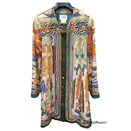 Hermès-Manteaux, Vêtements d'extérieur-Multicolore