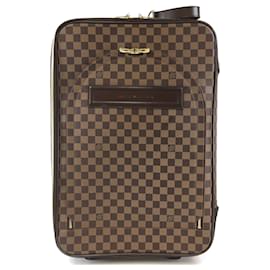 Louis Vuitton-Louis Vuitton Pegase Luggage 55 Damier Ebene Canvas-Brown