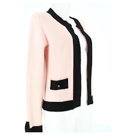 Chanel-Taille veste rose clair Chanel 38-Rose