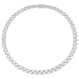 Chanel-Necklace Chanel, "Quilted", WHITE GOLD.-Other