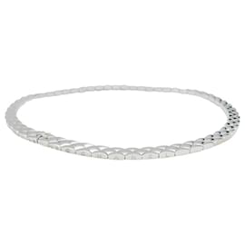 Chanel-Necklace Chanel, "Quilted", WHITE GOLD.-Other