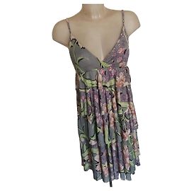 Etro vestido de jérsei floral Multicor