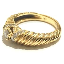 Dior-*Dior Diamond Jewelry Ring No. 11 / Ring K18 Ladies Gold Yellow Gold-Golden