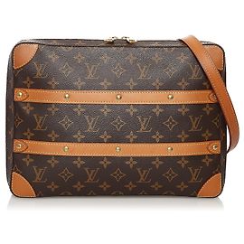 Sac Messenger Soft Trunk MM Monogram Marron Louis Vuitton Marron