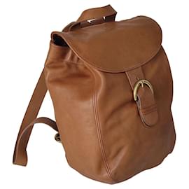 Coach-Coach unisex backpack in brown leather-Brown