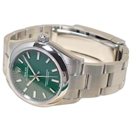 Rolex-Rolex Oyster Perpetual31 green Ref.277200 Mens-Silvery