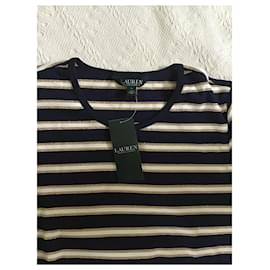 Ralph Lauren-Nova camiseta feminina Ralph Lauren-Azul marinho