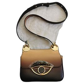 Kenzo Tali Marrom Castanho claro Castanho escuro Gold hardware