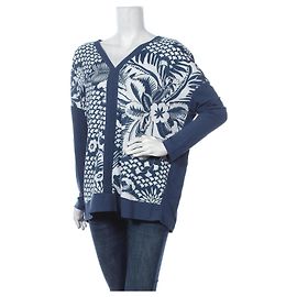 Top Laurèl en bleu polyester Taille L Bleu